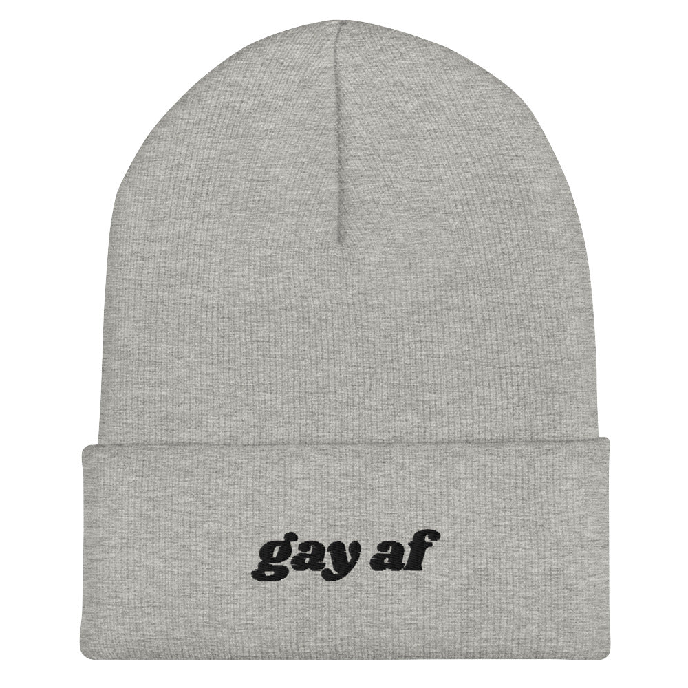 GAY AF Cuffed Beanie