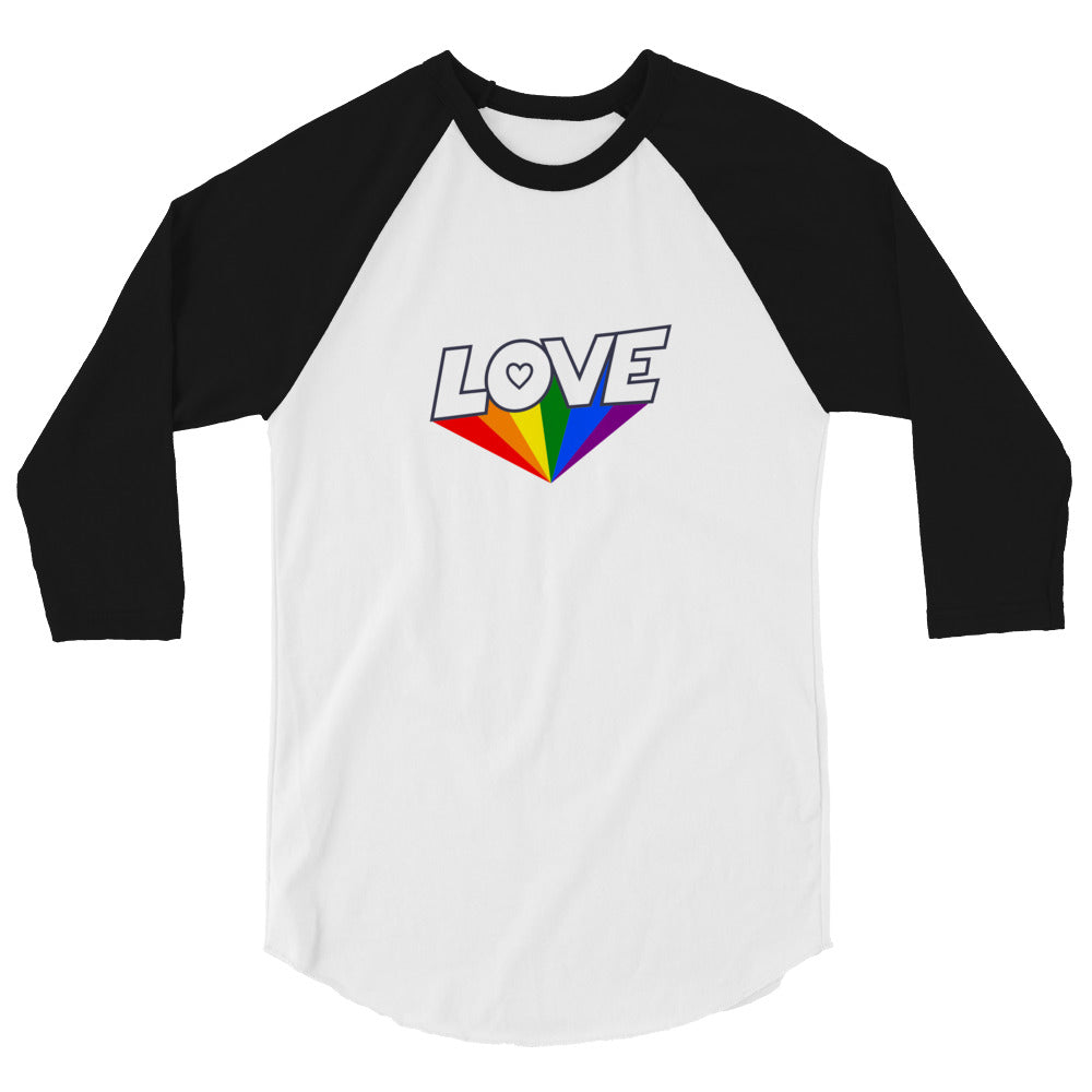 LOVE Unisex Raglan Shirt