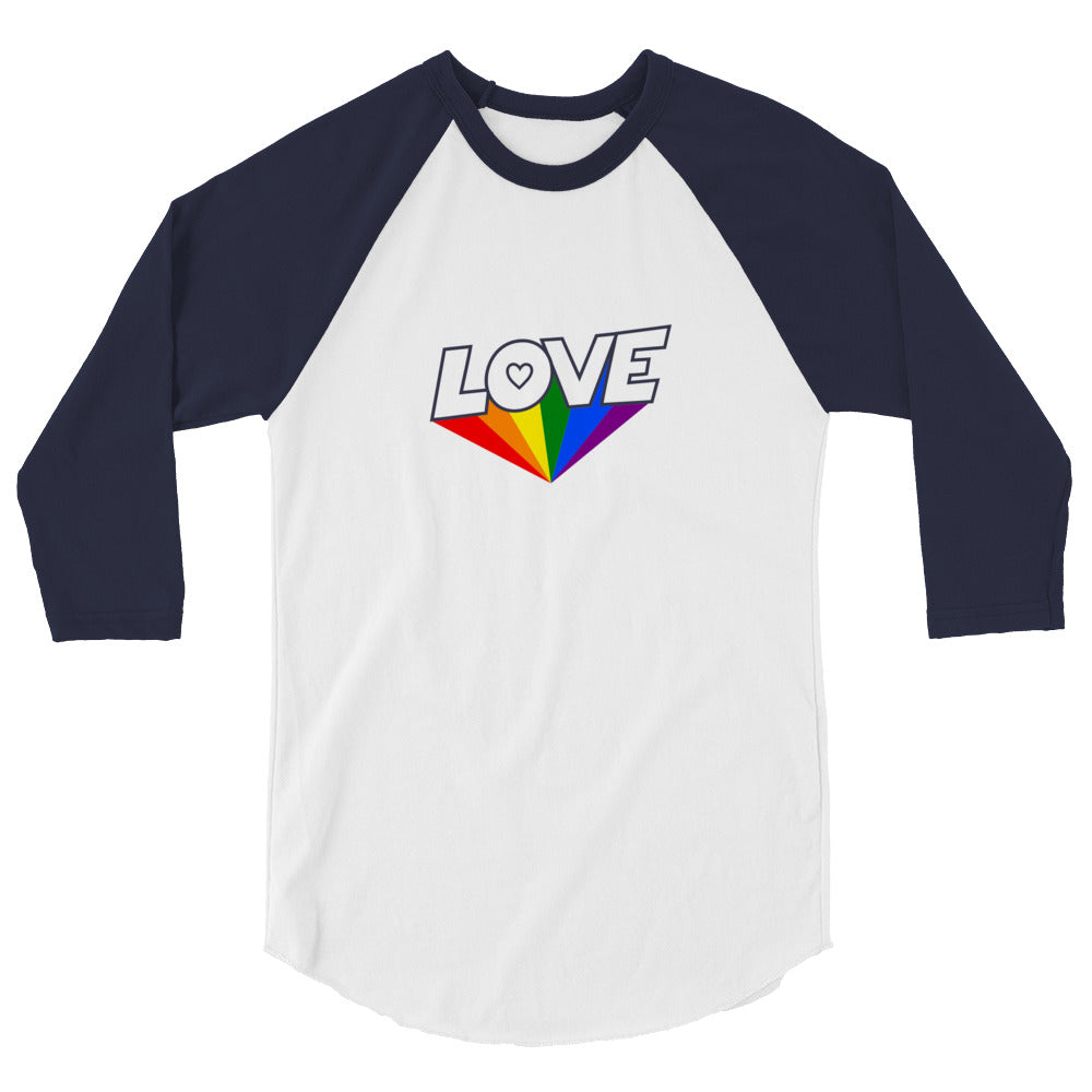 LOVE Unisex Raglan Shirt