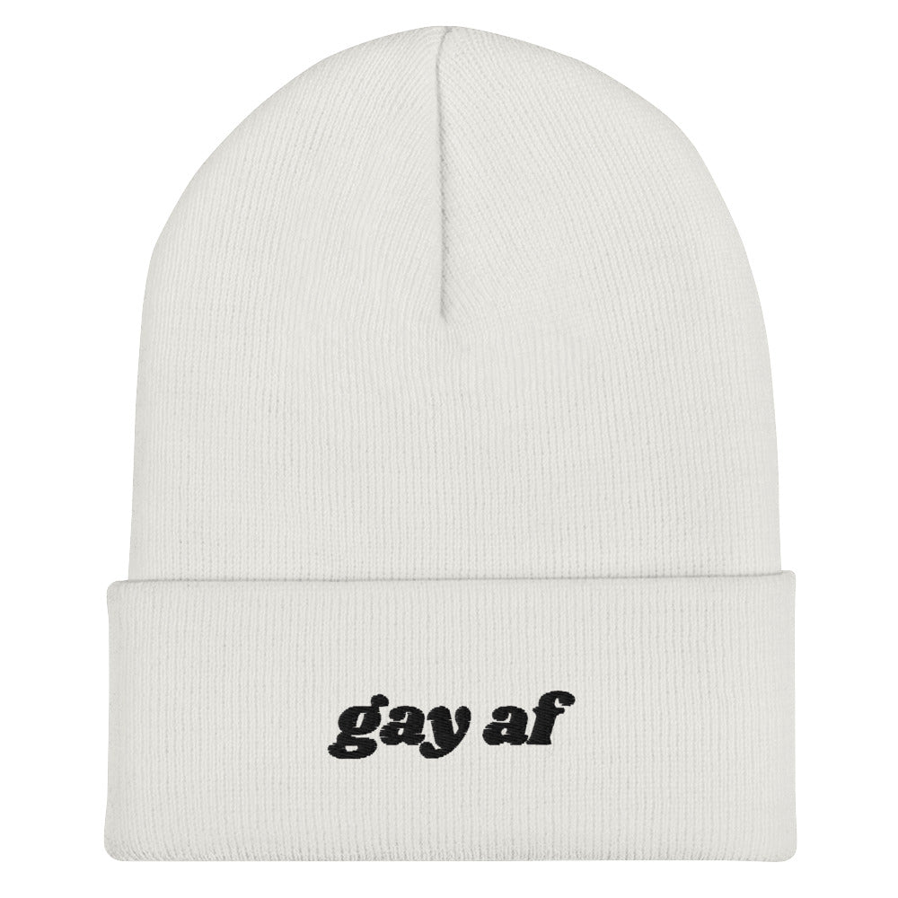 GAY AF Cuffed Beanie