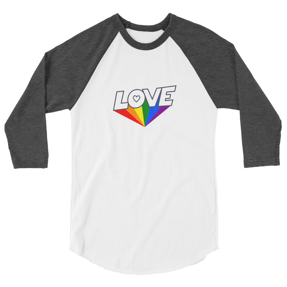 LOVE Unisex Raglan Shirt